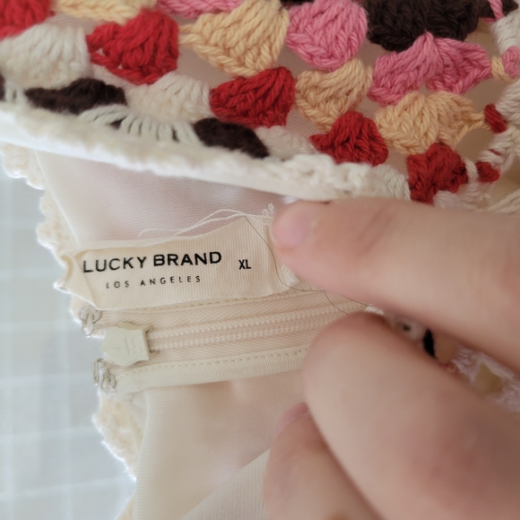 Handmade Crochet Dress - Pink and Black - Picture 12 of 13